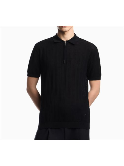 POLO NECK SWEATER EMPORIO ARMANI | EM004305.AF23761UC001 BLACK BEAUTY